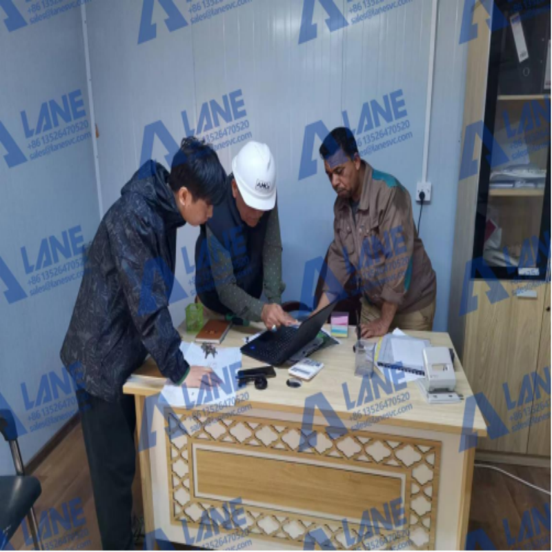 Discussion between engineers from both sides