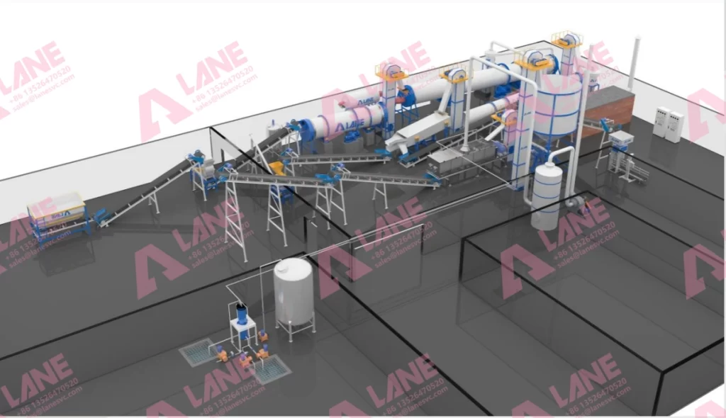 SSP fertilizer production line for sale