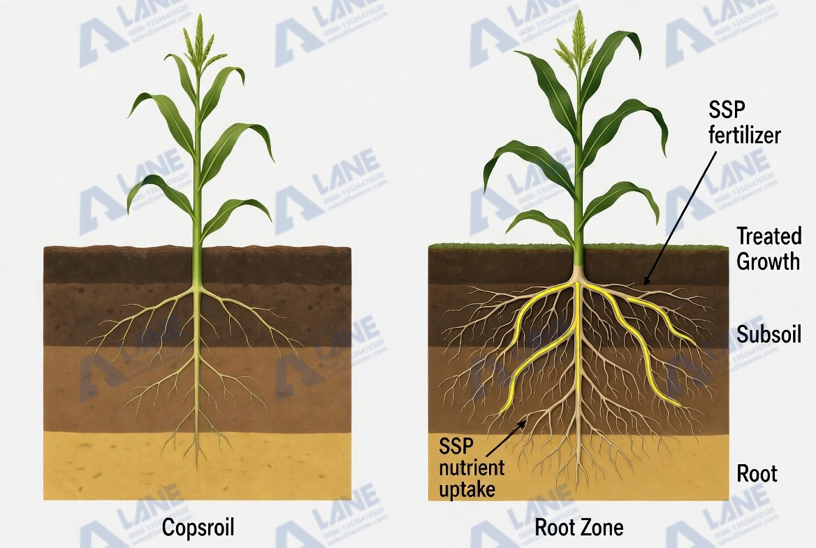 SSP fertilizer for wheat rice and maize