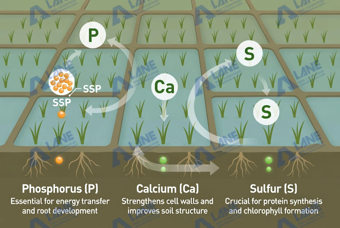 SSP fertilizer for wheat rice and maize