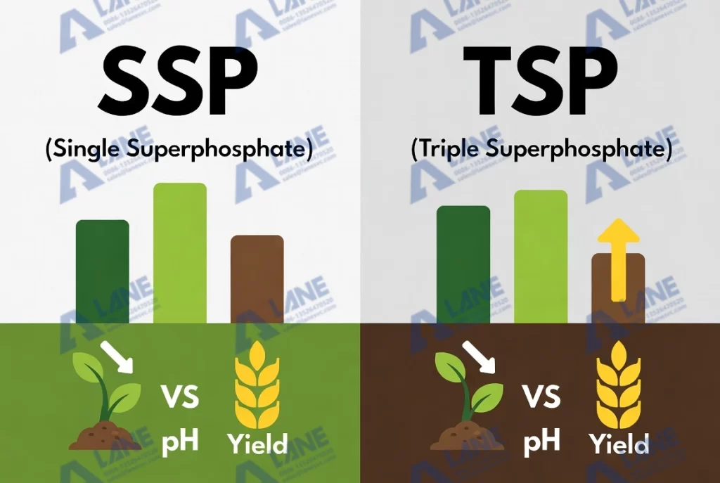 SSP fertilizer vs triple superphosphate (TSP)