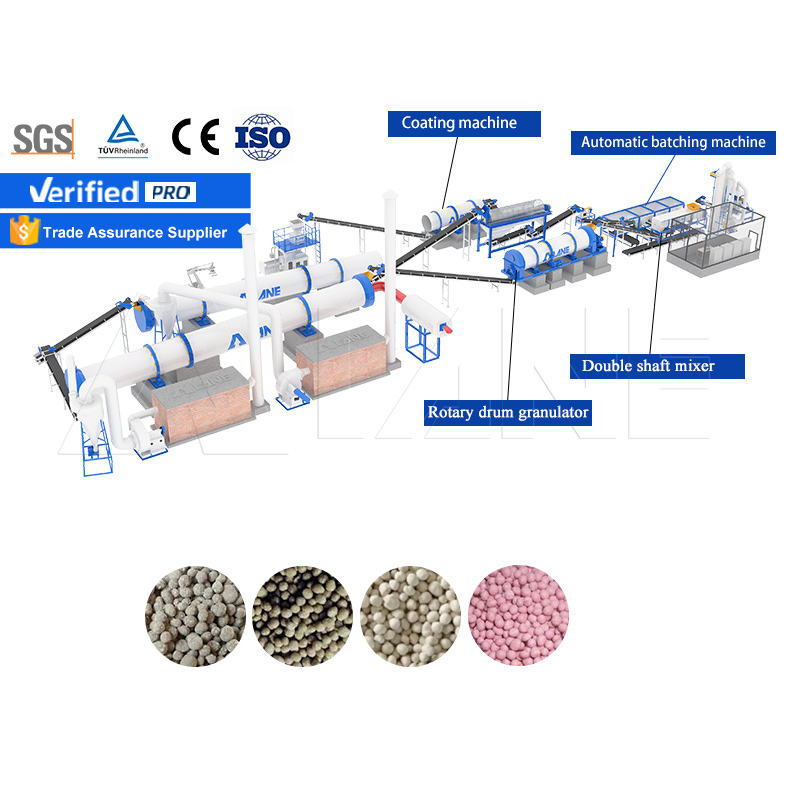 Compound fertilizer lines